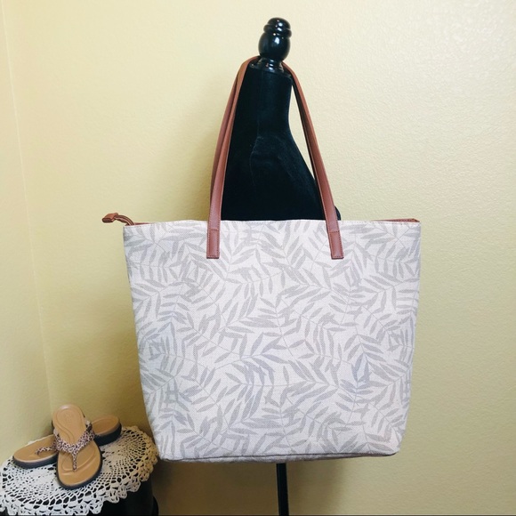 Floral Canvas XL Tote - Picture 4 of 7